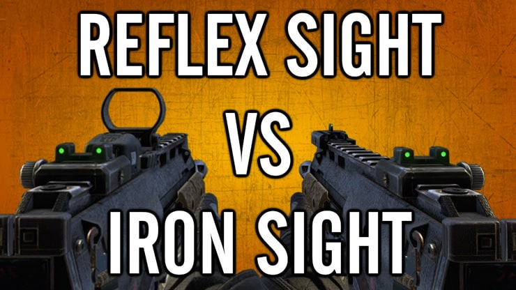 Reflex Sight vs Iron Sights