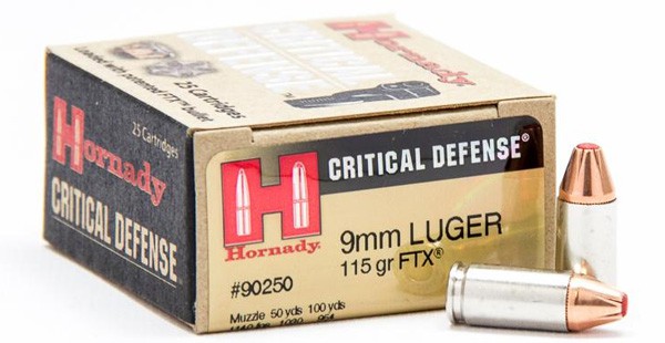 Hornady Critical Defense 115 Grain FTX